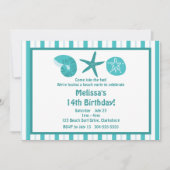 ビーチパーティー 招待状 (正面)