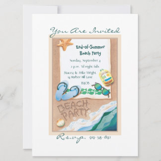 ビーチパーティー(C) 招待状