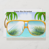 ビーチパーティー - SRF 招待状 (正面/裏面)