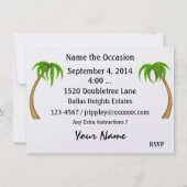 ビーチパーティー- SRF 招待状 (裏面)