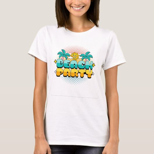 ビーチパーティー Tシャツ (正面)