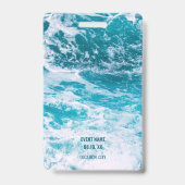 ビーチパーティーVIPオールアクセスサマーパーティー バッジ (裏面)