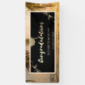 ビーチパームグリッター院長キャップ、紙吹雪 横断幕 (縦)