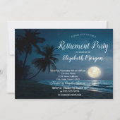 ビーチパームズサンセットリタイアメントパーティー 招待状 (正面)