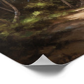 ビーチパームツリーズアートプリント旅行ポスター ポスター (角)