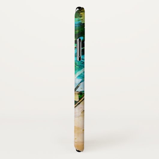 ビーチパームツリーズiPhone Xケース Case-Mate iPhoneケース (裏面/右)