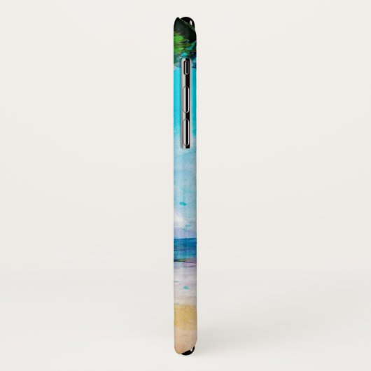 ビーチパームツリーズiPhone Xケース Case-Mate iPhoneケース (裏面/左)