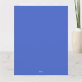 ビーチパームツリーバケーション ビーチグリーティング カード (裏面)