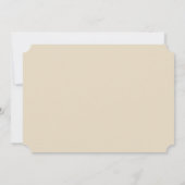 ビーチパームツリーバードオブパラダイス結婚ズ 招待状 (裏面)