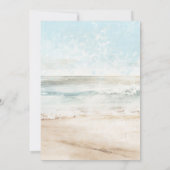 ビーチパームトロピカル スウィート16 招待状 (裏面)