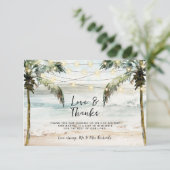 ビーチパームラブ＆サンキュートロピカル サンキューカード (スタンド正面)