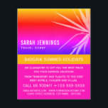 ビーチパームリーフシルエット、旅行代理店の広告 チラシ<br><div class="desc">ビーチパームリーフシルエット、トラベル広告エージェントのフライヤーは名刺ストアによって。</div>