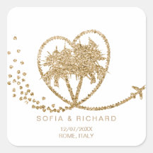 ビーチパーム結婚旅行先パスポート世界地図