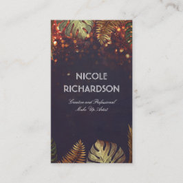 ビーチパーム離れとヴィンテージストリングライツシック 名刺