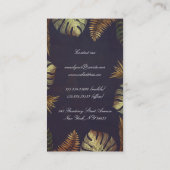 ビーチパーム離れとヴィンテージストリングライツシック 名刺 (裏面)