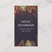 ビーチパーム離れとヴィンテージストリングライツシック 名刺 (正面)