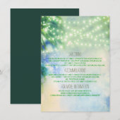 ビーチパ結婚ームの詳細 – 情報 エンクロージャーカード (正面/裏面)