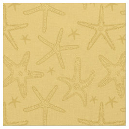 ビーチヒトデ海スターズサンドカラーコースト ファブリック