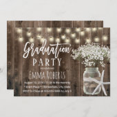 ビーチヒトデ赤ちゃんの息フローラジャー卒業 招待状 (正面/裏面)