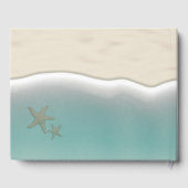 ビーチヒトデ、ブルーシーウォーター海砂結婚の ゲストブック (裏面)