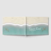 ビーチヒトデ、ブルーシーウォーター海砂結婚の ゲストブック (全面)