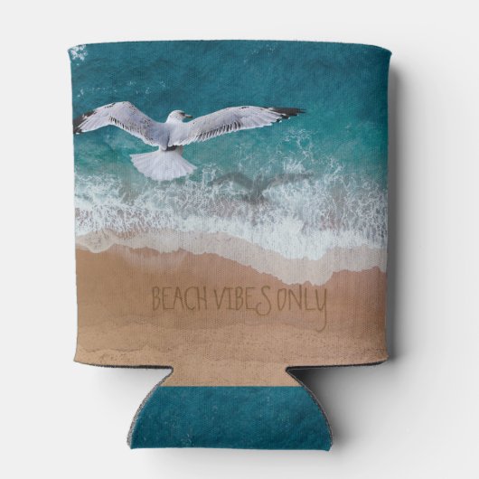 ビーチビアのみ(またはカスタム文字) 缶クーラー (裏面)