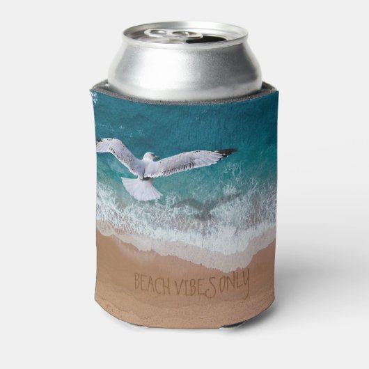 ビーチビアのみ(またはカスタム文字) 缶クーラー (缶裏面)