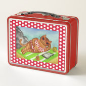 ビーチビキニキャットランチボックス メタルランチボックス (裏面)