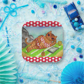 ビーチビキニキャット紙プレート ペーパープレート (パーティー)