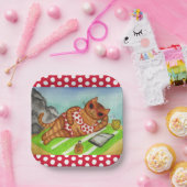 ビーチビキニキャット紙プレート ペーパープレート (パーティー)