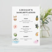 ビーチビキニバチェロレッテ日程 招待状 (スタンド正面)