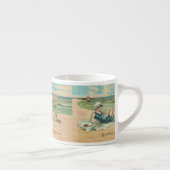 ビーチビクトリアンスイムガール海サマーバケーション エスプレッソカップ (右)