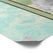 *~*ビーチビクトリアンヴィンテージAR23女性アールヌーボー ポスター (角)