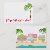 ビーチビジネス/エンクロージャカード/ラベル- SRF 名刺 (正面/裏面)