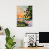 ビーチビストロプリント ポスター (ホームオフィス)