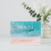 ビーチビブスはがきバケーションホームズ ポストカード (スタンド正面)