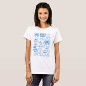 ビーチビブズドゥードルTシャツ Tシャツ (正面フル)