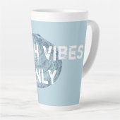 ビーチビベスのみ動揺してフォント カフェラテマグ (右アングル)