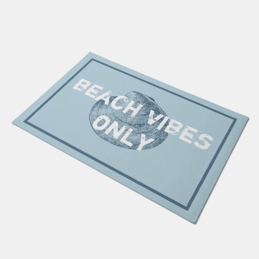 ビーチビベスのみ動揺してフォント ドアマット (アングル)