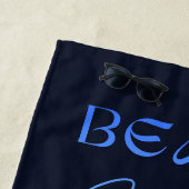 ビーチビベスシータートルブルーパーソナライズされた ビーチタオル (インサイチュ)