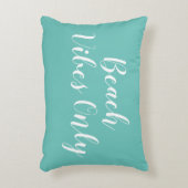 ビーチビベスターコイズスクリプトアクセントピロー アクセントクッション (正面(垂直))