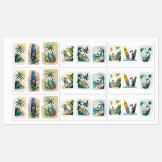 ビーチビベスビニールステッカー ラベル