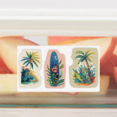 ビーチビベスビニールステッカー ラベル (貼付)