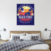ビーチビベスペンサコーラビーチFL キャンバスプリント (インサイチュ (寝室))