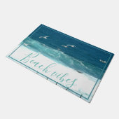 ビーチビベス海波扉マット ドアマット (アングル)