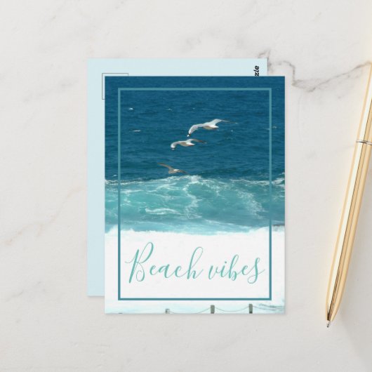 ビーチビベス海波 ポストカード (正面/裏面インサイチュ)