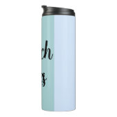 ビーチビベス青ストライプ色 タンブラー (回転右)