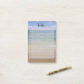 ビーチビューのDoリスト ポストイット (デスク上)