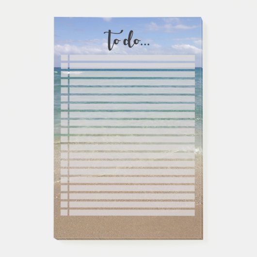 ビーチビューのDoリスト ポストイット (正面)