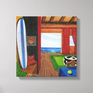 ビーチビューインハワイ キャンバスプリント